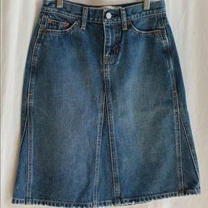 Gap Denim Mini Skirt size 0